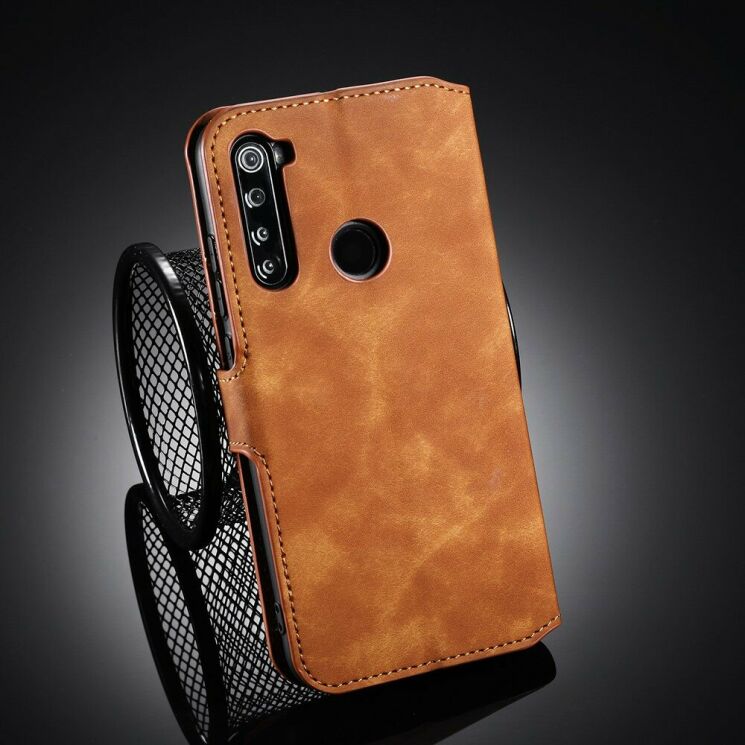 Чохол DG.MING Retro Style для Xiaomi Redmi Note 8 / Note 8 (2021) - Brown: фото 9 з 12