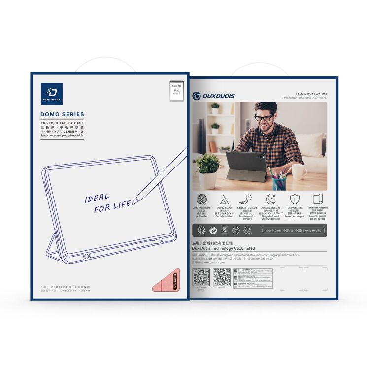 Чохол DUX DUCIS Domo Series для iPad mini 8 - Blue: фото 13 з 13