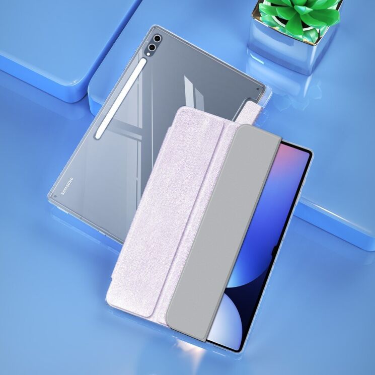 Чехол DUX DUCIS Unid Series для Samsung Galaxy Tab S8 Ultra / S9 Ultra / S10 Ultra (T900/T906/910/916/920/926) - Light Green: фото 15 из 16