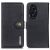 Чехол KHAZNEH Leather Wallet для Honor 200 Pro - Black: фото 1 из 8