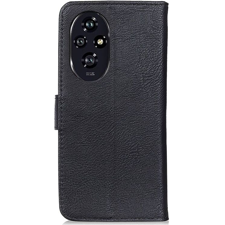 Чехол KHAZNEH Leather Wallet для Honor 200 Pro - Black: фото 6 из 8