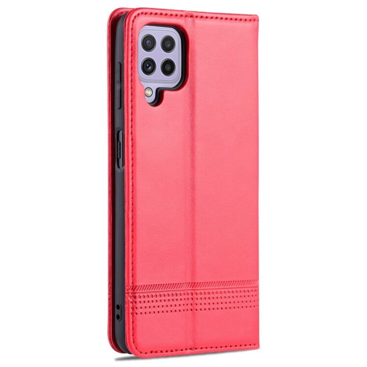 Чехол-книжка AZNS Classic Series для Samsung Galaxy A22 (A225) / M22 (M225) - Red: фото 3 из 8