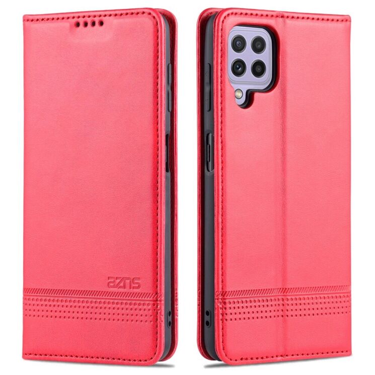 Чехол-книжка AZNS Classic Series для Samsung Galaxy A22 (A225) / M22 (M225) - Red: фото 1 из 8