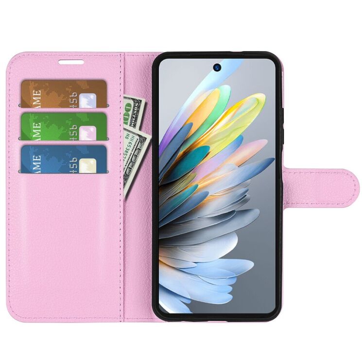 Чохол-книжка Deexe Book Type для ZTE Blade A75 - Pink: фото 2 з 9