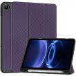Чохол-книжка Deexe Carbon Folio для Xiaomi Redmi Pad 2 SE / Pad 2 9.7 - Purple (407910V)