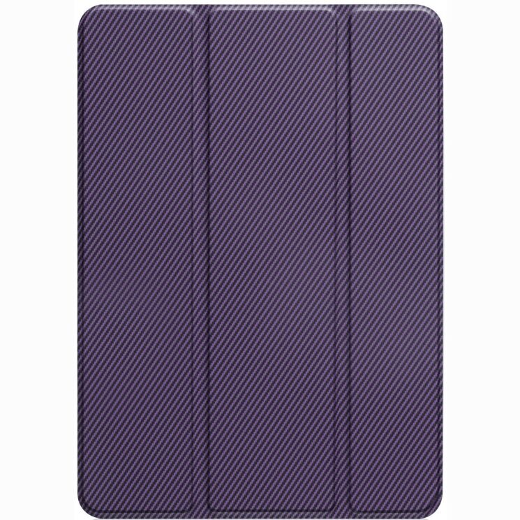 Чохол-книжка Deexe Carbon Folio для Xiaomi Redmi Pad 2 SE / Pad 2 9.7 - Purple: фото 4 з 11
