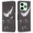 Чехол-книжка Deexe Color Wallet для Infinix Hot 40 / 40 Pro - Don't Touch My Phone (344707F)