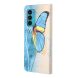 Чохол-книжка Deexe Color Wallet для Motorola Edge 20 - Blue Butterfly (289004H). Фото 4 з 6