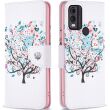 Чехол-книжка Deexe Color Wallet для Nokia C22 - Flower Tree (326904H)