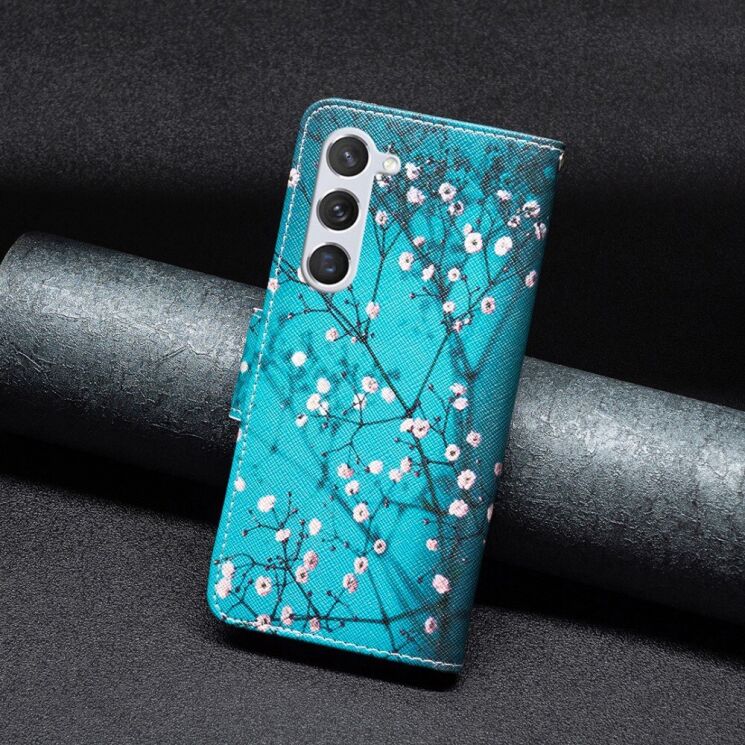 Чехол-книжка Deexe Color Wallet для Samsung Galaxy S24 (S921) / Galaxy S25 (S931) - Plum Blossom: фото 4 из 7