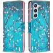 Чехол-книжка Deexe Color Wallet для Samsung Galaxy S24 (S921) / Galaxy S25 (S931) - Plum Blossom (347149G)