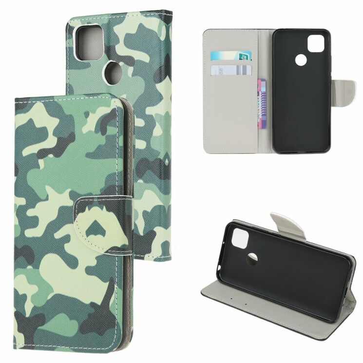 Чехол-книжка Deexe Color Wallet для Xiaomi Redmi 9C - Camouflage: фото 1 из 5