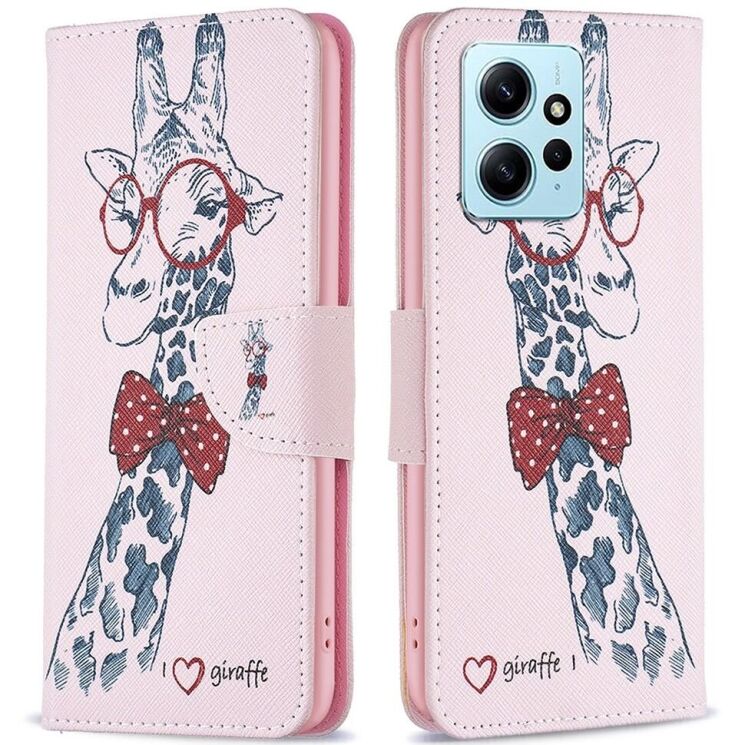 Чехол-книжка Deexe Color Wallet для Xiaomi Redmi Note 12 - Giraffe: фото 1 из 7