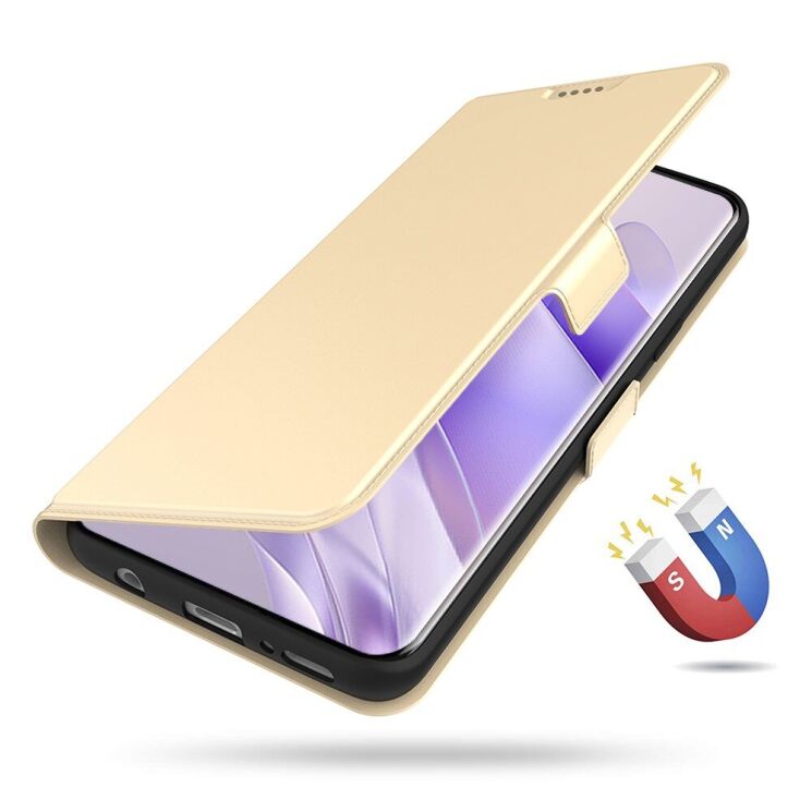 Чехол-книжка Deexe Faro Wallet для Infinix Note 40 - Blue: фото 5 из 7