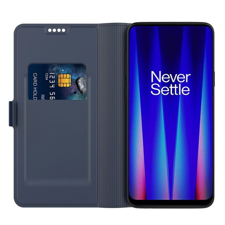 Чехол-книжка Deexe Faro Wallet для OnePlus Ace 3 Pro - Blue: фото 2 из 7