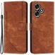 Чохол-книжка Deexe Lines Series для Infinix Hot 30 Play (X6835B) - Brown (327815Z). Фото 1 з 12