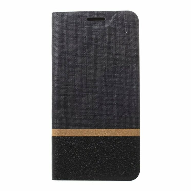 Чехол-книжка Deexe Lines Texture для Xiaomi Redmi Go - Black: фото 1 из 6