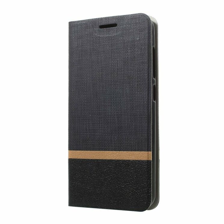 Чехол-книжка Deexe Lines Texture для Xiaomi Redmi Go - Black: фото 2 из 6