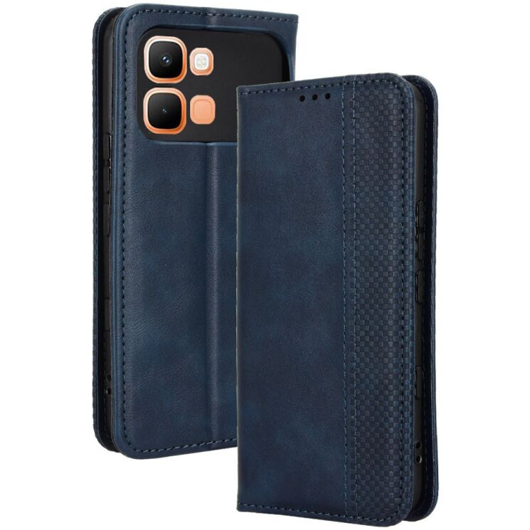 Чохол-книжка Deexe Retro Style для Infinix Note Edge - Blue (409202L) Чохол-книжка Deexe Retro Style для Infinix Note Edge - Blue: фото 7 з 19