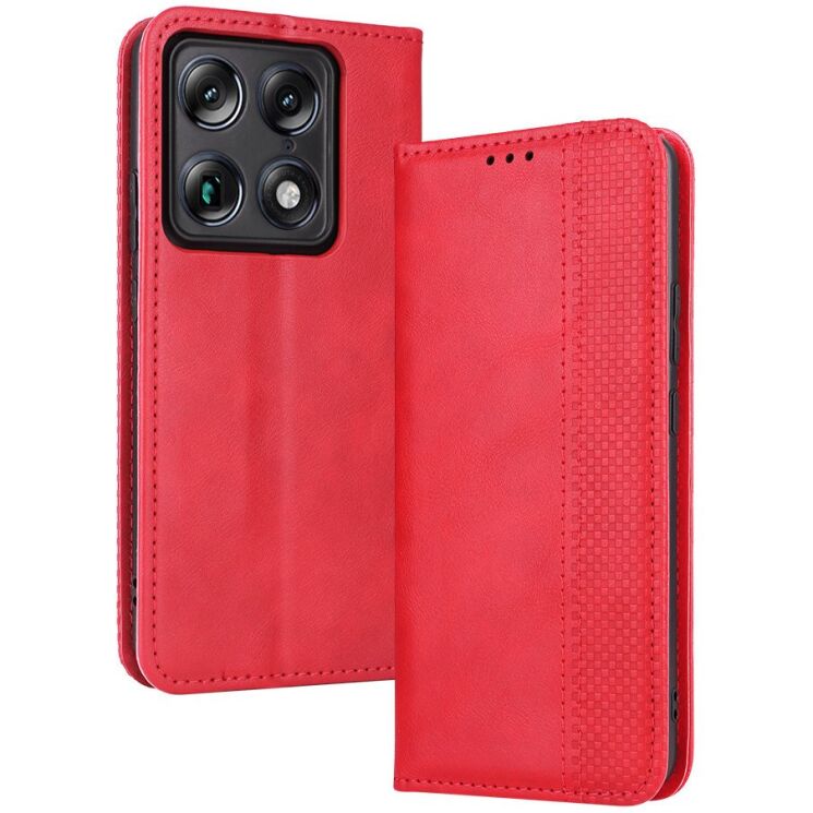 Чохол-книжка Deexe Retro Style для Motorola Signature - Red: фото 1 з 20