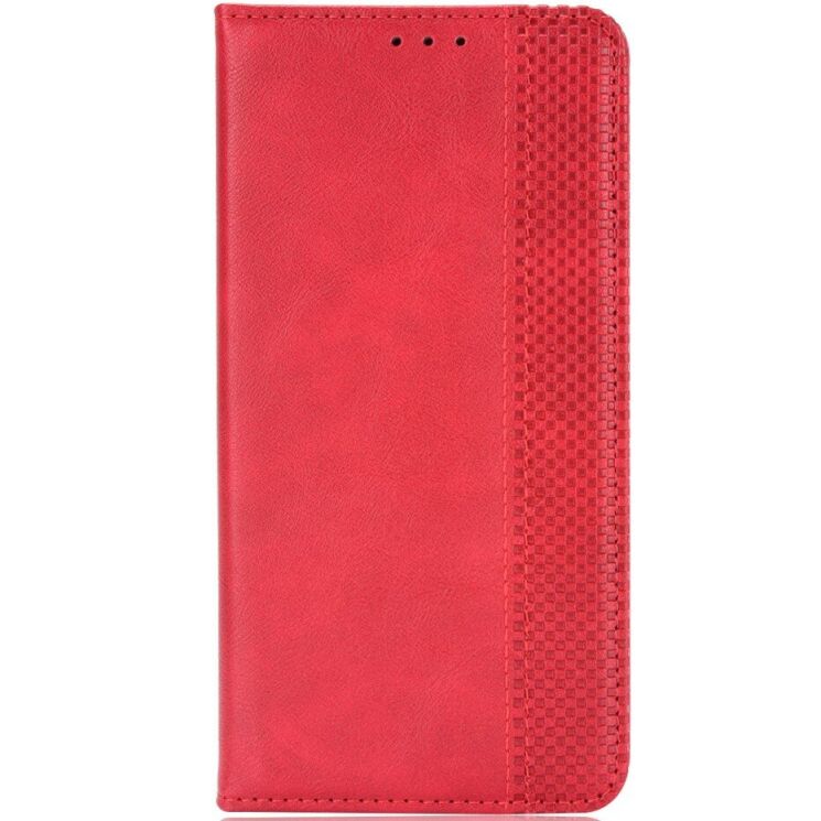Чехол-книжка Deexe Retro Style для Realme 16 Pro Plus - Red (428509R) Чехол-книжка Deexe Retro Style для Realme 16 Pro Plus - Red: фото 4 из 20
