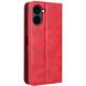 Чохол-книжка Deexe Retro Style для TECNO Spark Go 3 - Red (408101R). Фото 8 з 20