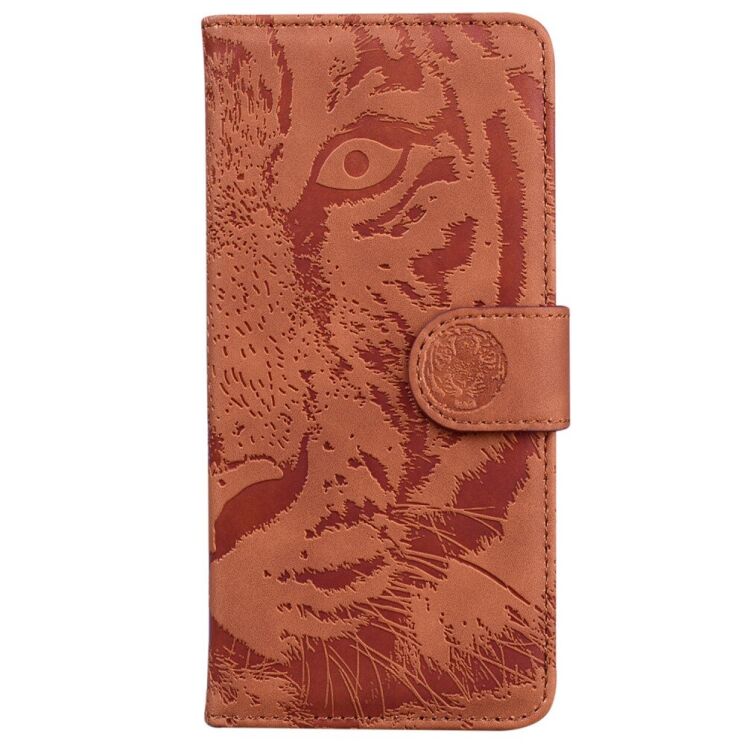 Чехол-книжка Deexe Tiger для Realme GT Neo 6 SE / GT 6T / GT 6 - Brown: фото 5 из 7