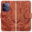 Чехол-книжка Deexe Tiger для Realme GT Neo 6 SE / GT 6T / GT 6 - Brown (356124Z)