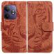 Чехол-книжка Deexe Tiger для Realme GT Neo 6 SE / GT 6T / GT 6 - Brown (356124Z). Фото 1 из 7