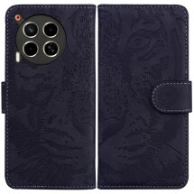 Чехол-книжка Deexe Tiger для TECNO Camon 30 (CL6) - Black: фото 1 из 7