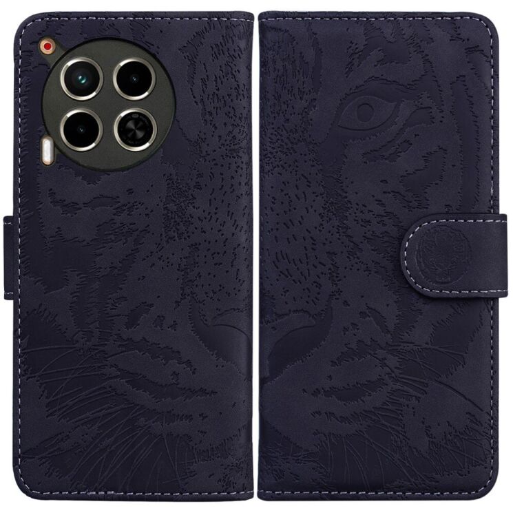 Чехол-книжка Deexe Tiger для TECNO Camon 30 (CL6) - Black: фото 1 из 7