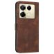 Чехол-книжка Deexe Triangle Series для Infinix Note 40 Pro - Brown (352012Z). Фото 3 из 13