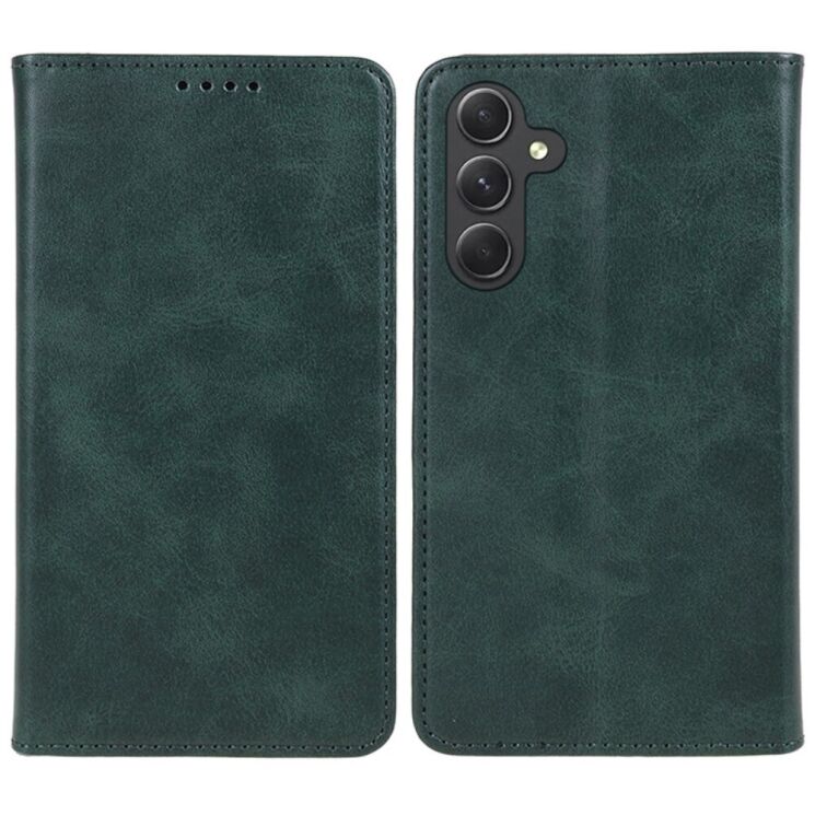 Чехол-книжка Deexe Wallet Case для Samsung Galaxy M35 (M356) - Midnight Green: фото 1 из 7