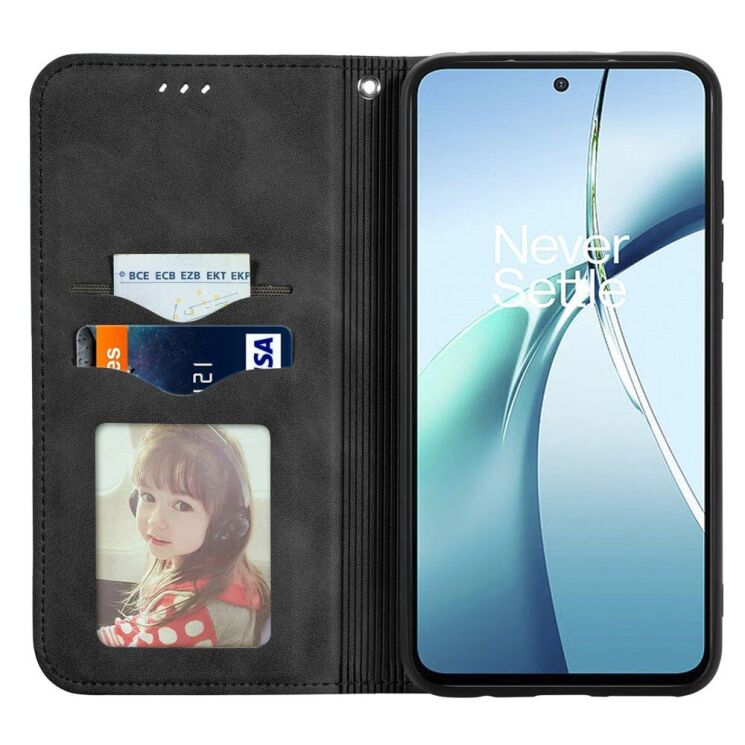 Чехол-книжка Deexe Wallet Case для Xiaomi Redmi Note 14 4G - Black: фото 4 из 8