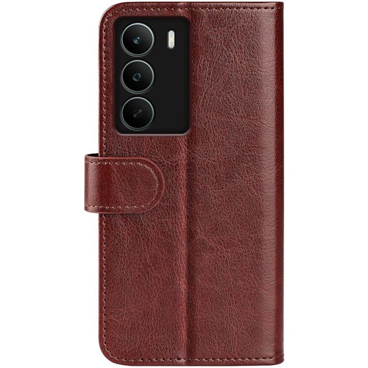 Чохол-книжка Deexe Wallet Style для Realme C71 - Brown: фото 3 з 8