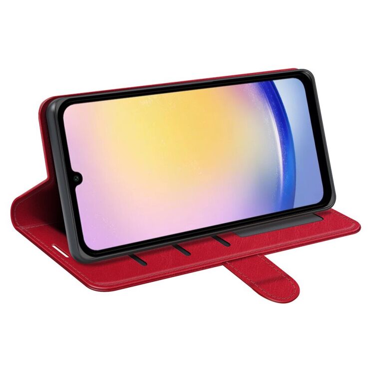 Чехол-книжка Deexe Wallet Style для Samsung Galaxy A26 (A266) - Red: фото 3 из 7