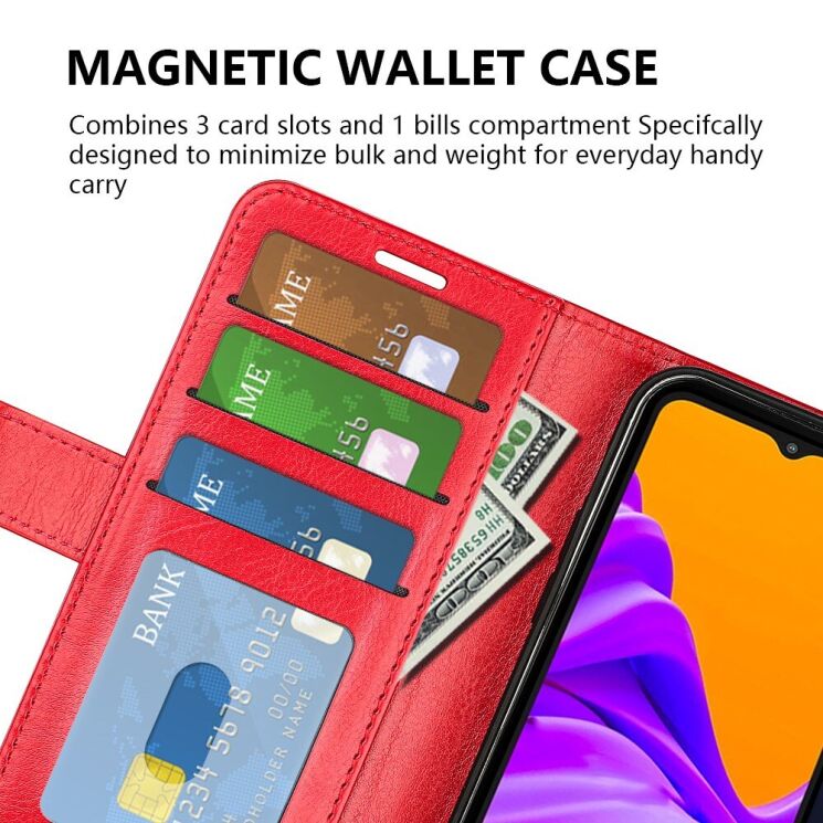 Чохол-книжка Deexe Wallet Style для Samsung Galaxy Xcover 7 (G556) - Brown: фото 6 з 9