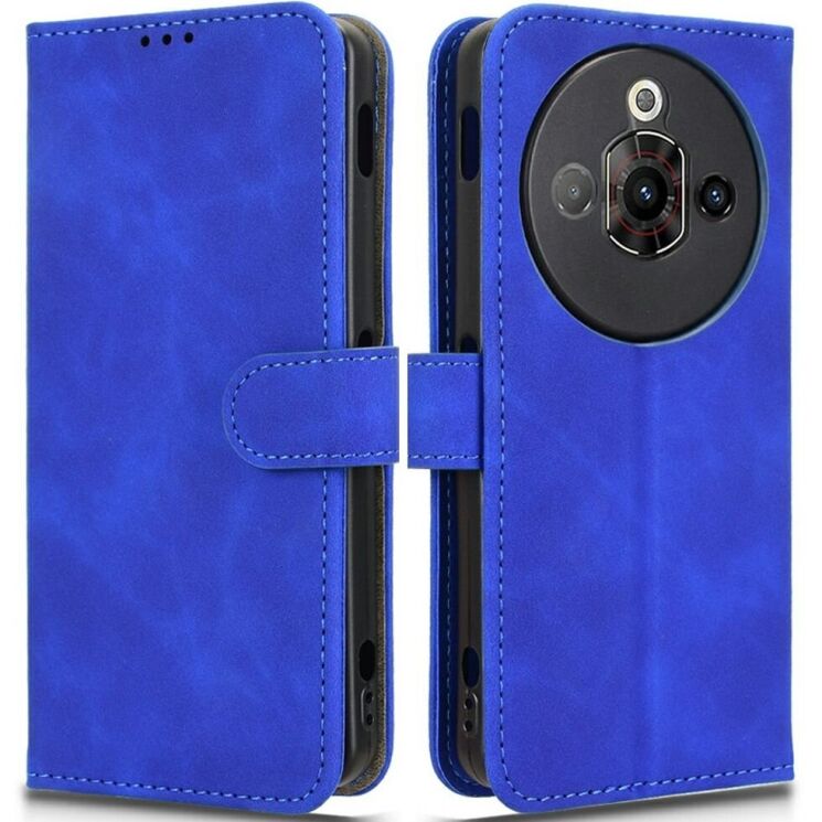 Чехол-книжка Deexe Wallet Style для ZTE Nubia Focus Pro - Blue: фото 1 из 6