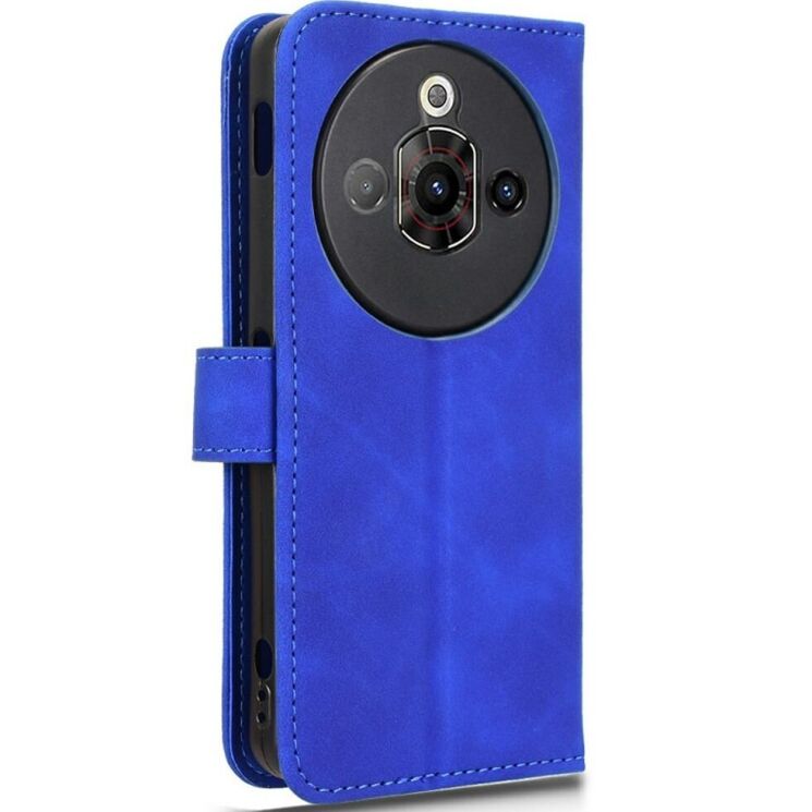Чехол-книжка Deexe Wallet Style для ZTE Nubia Focus Pro - Blue: фото 5 из 6