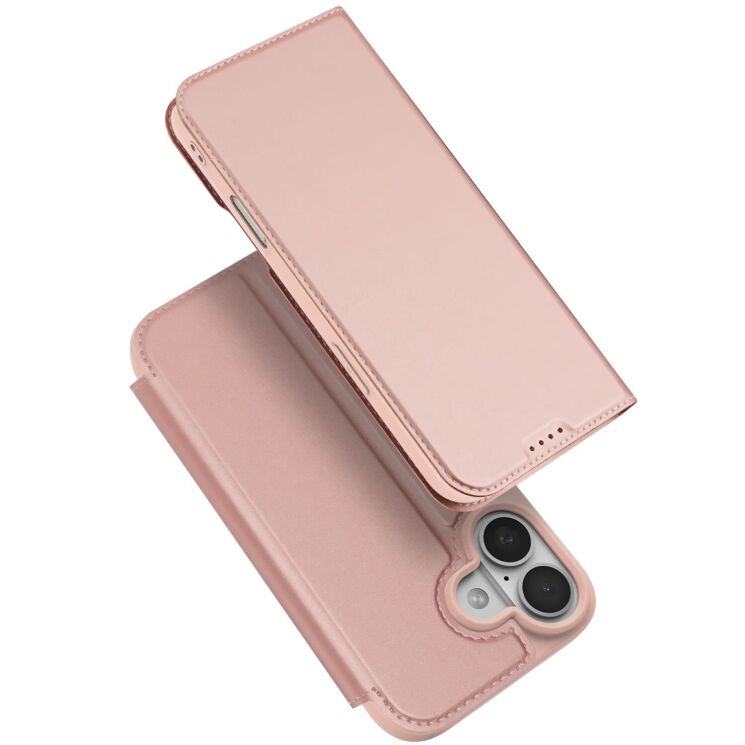 Чохол-книжка DUX DUCIS Skin Pro для Apple iPhone 17 - Pink: фото 1 з 11