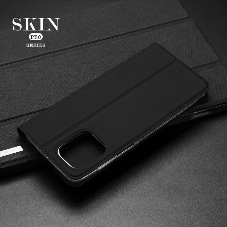 Чохол-книжка DUX DUCIS Skin Pro для Motorola Moto G100 - Dark Blue: фото 9 з 14