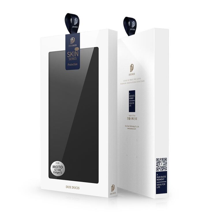 Чохол-книжка DUX DUCIS Skin Pro для Motorola Moto G100 - Dark Blue: фото 13 з 14