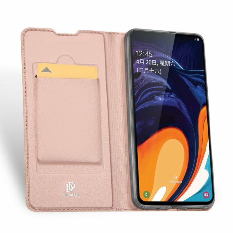 Чехол-книжка DUX DUCIS Skin Pro для Samsung Galaxy M40 / A60 (A605) - Rose Gold: фото 3 из 19