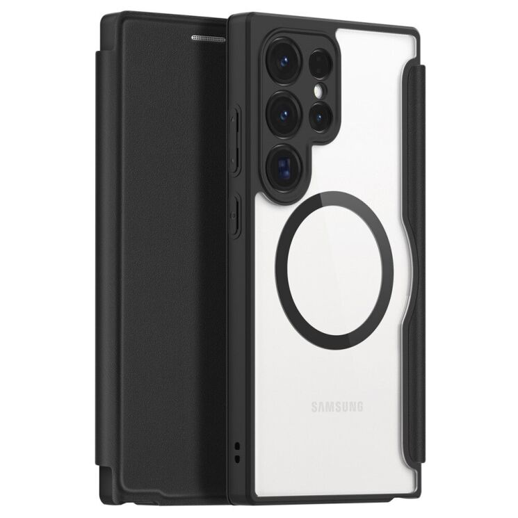 Чехол-книжка DUX DUCIS Skin X Pro Magnetic для Samsung Galaxy S24 Ultra (S928) - Black: фото 1 из 11