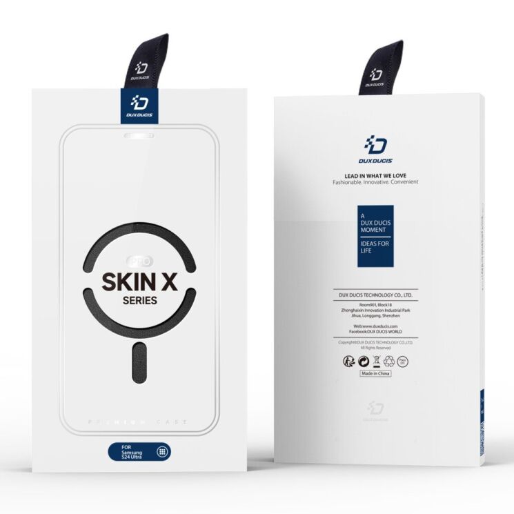 Чехол-книжка DUX DUCIS Skin X Pro Magnetic для Samsung Galaxy S24 Ultra (S928) - Black: фото 3 из 11