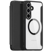Чехол-книжка DUX DUCIS Skin X Pro Magnetic для Samsung Galaxy S25 Plus (S936) - Black: фото 1 из 12