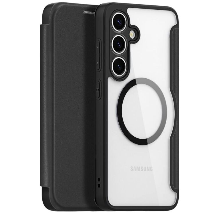 Чехол-книжка DUX DUCIS Skin X Pro Magnetic для Samsung Galaxy S25 Plus (S936) - Black: фото 1 из 12