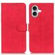 Чехол-книжка KHAZNEH Retro Wallet для Apple iPhone 16 Plus - Red (360615R). Фото 1 из 8