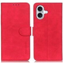 Чохол-книжка KHAZNEH Retro Wallet для Apple iPhone 17 - Red: фото 1 з 9