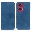 Чехол-книжка KHAZNEH Retro Wallet для Motorola Edge 50 Fusion - Blue (354203L)